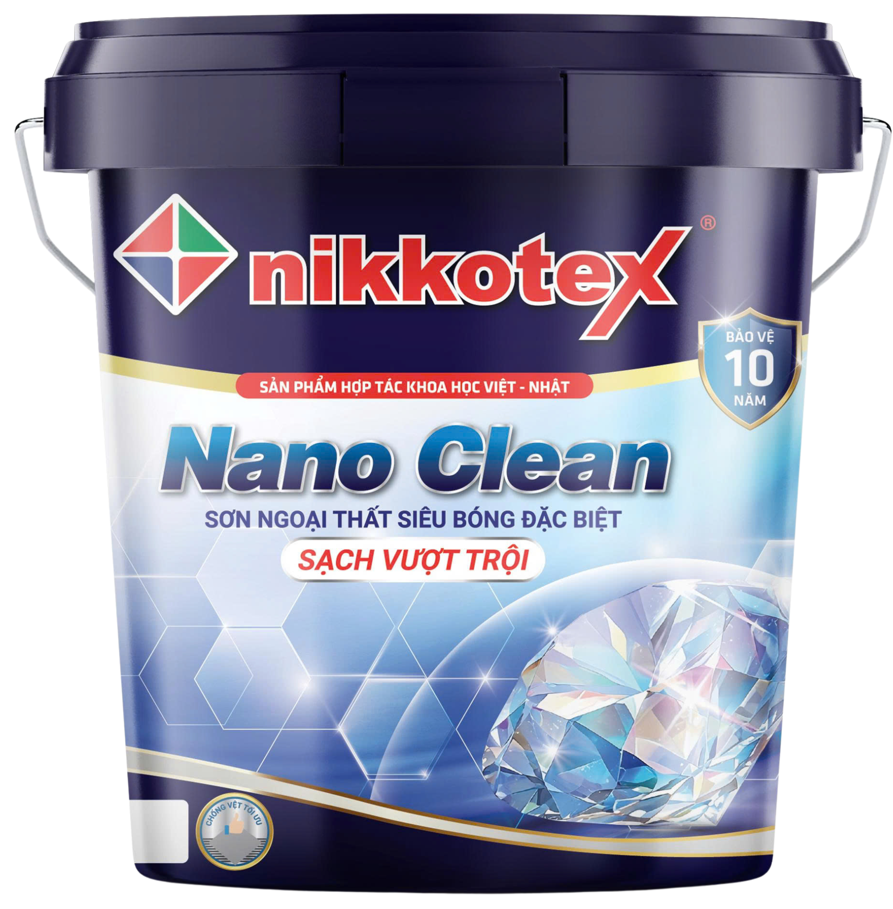 Sơn Siêu bóng ngoại thất đặc biệt sạch vượt trội  NANO CLEAN